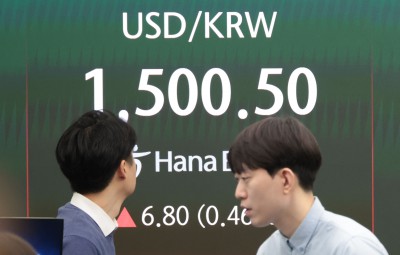 '중동 사태' 여파 달러/원 환율 1500원대 출발