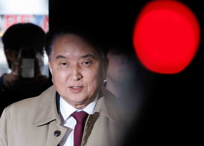 공천 '컷오프' 김영환 지사, 국민의힘 당사 기자회견