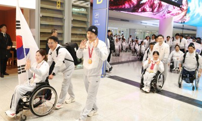 2026 밀라노-코르티나 동계 패럴림픽 선수단 귀국
