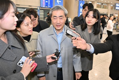 인천공항 통해 귀국하는 신현송 한국은행 총재 후보자