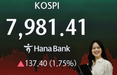 코스피, 사상 최고 7981&hellip; '8천피' 눈앞