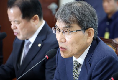 '선관위 국조특위' 출석한 노태악 전 중앙선관위원장
