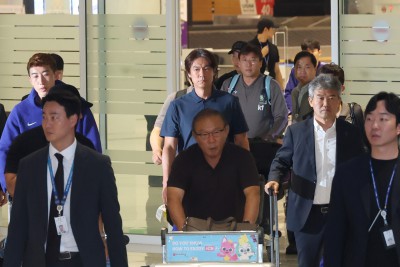 월드컵 대표팀 귀국