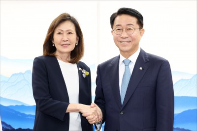 조정식 국회의장, 미셸 스틸 주한미국대사 접견