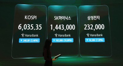 하이닉스 10% - 삼성전자 7% 하락