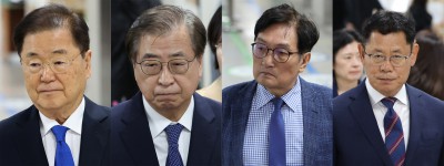 법정 향하는 정의용-서훈-노영민-김연철