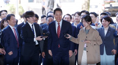 오세훈 서울시장, 항소심 선고공판 출석